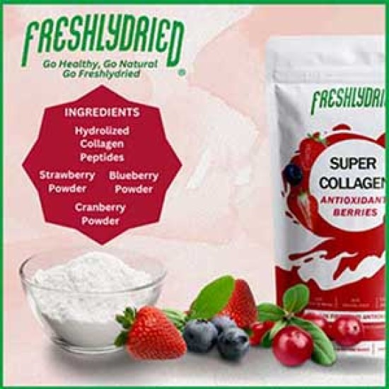 Hydrolyzed Collagen Berries Powder Pouch 