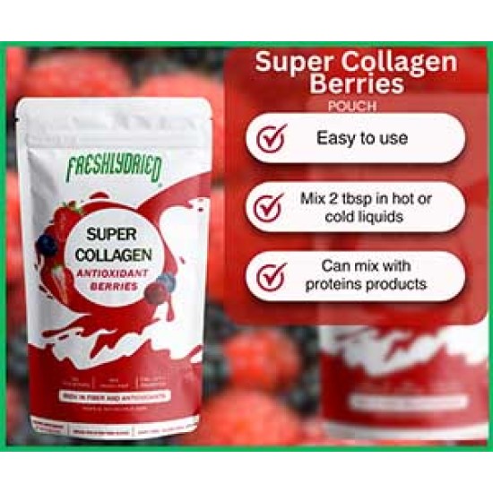 Hydrolyzed Collagen Berries Powder Pouch 