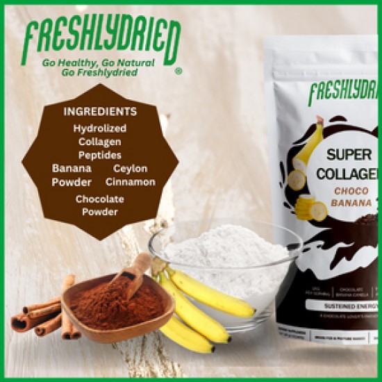 Hydrolyzed Collagen Chocobanana Powder Pouch 