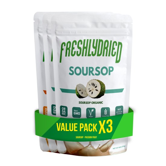 Soursop  & Passion Fruit 3 pack