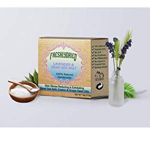 FreshlyDried Handmade Soap Lavender - Dead Sea Salt